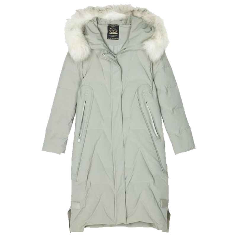 拉夏贝尔羽绒服女士冬季韩版保暖大衣派克服过膝外套学生30084279