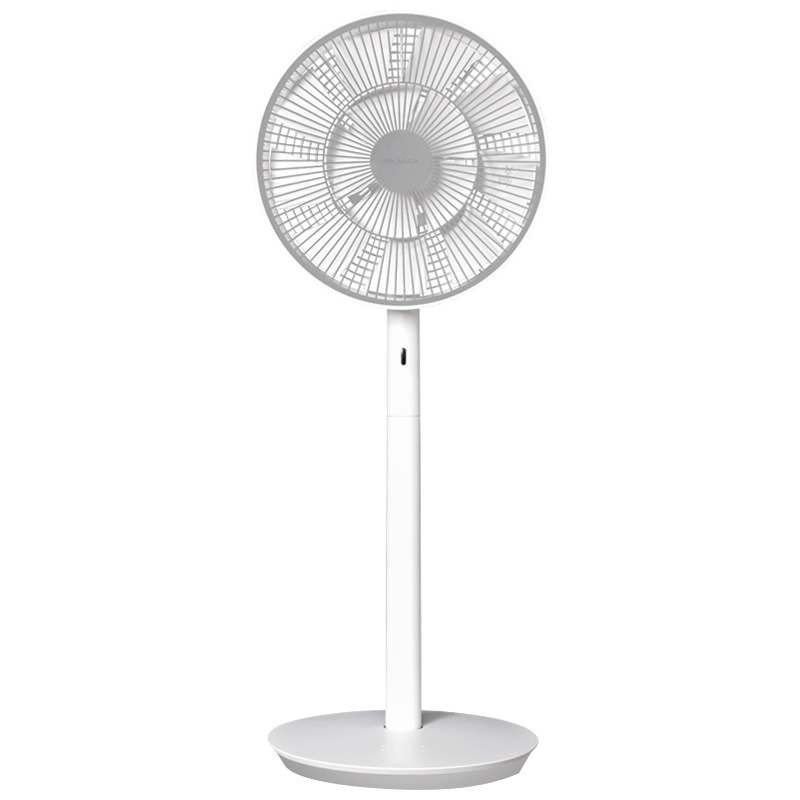 巴慕达(BALMUDA 1600 遥控控制 静音 落地扇台式 自然风 果岭风遥控版 家用扇叶片数9 3档 白灰色日本进口