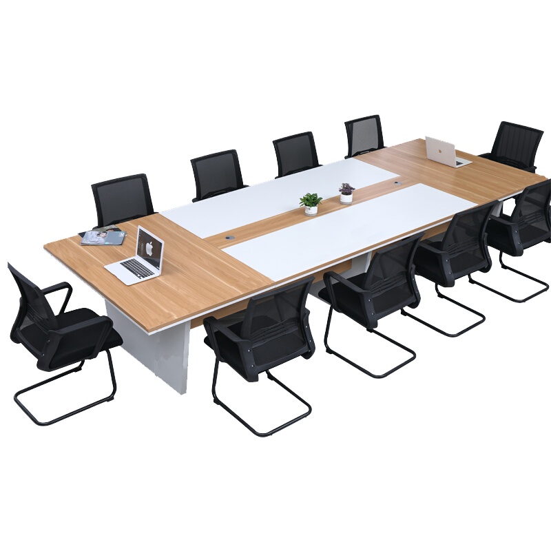 欧宝美长条桌洽谈培训桌谈判桌板式定制大型会议桌DX