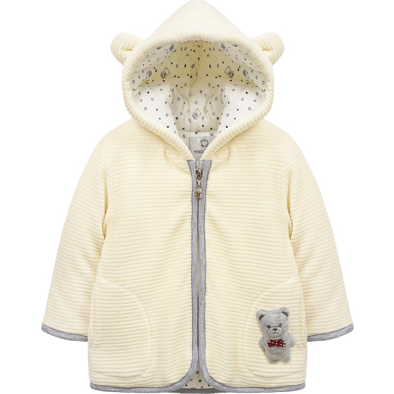 苏宁自营婴姿坊男童外套米黄73-110cm 0-5岁