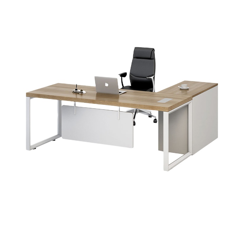 办公家具老板桌简约现代班台主管桌经理桌单人办公桌1600*700*750(桌子和侧柜 不含椅)