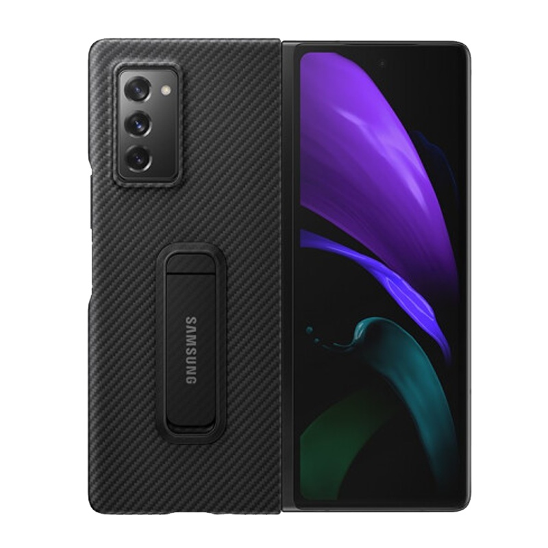 三星原装Galaxy Z Fold2 w21 5G立式支架保护壳SM-F9160折叠壳手机套Fold2 W21 5G通用