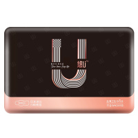 555悠U超长夜用360mm日本进口棉柔表层卫生棉姨妈巾超薄5片装