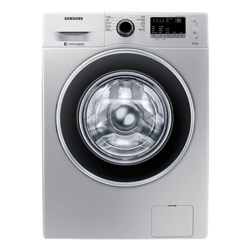 三星(SAMSUNG)8公斤滚筒洗衣机 WW80J4230GS/SC 银色