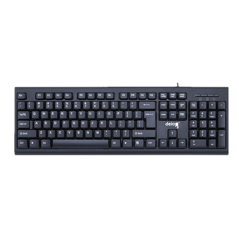德意龙801USB商务键盘 USB笔记本台式机商务办公电脑游戏键盘