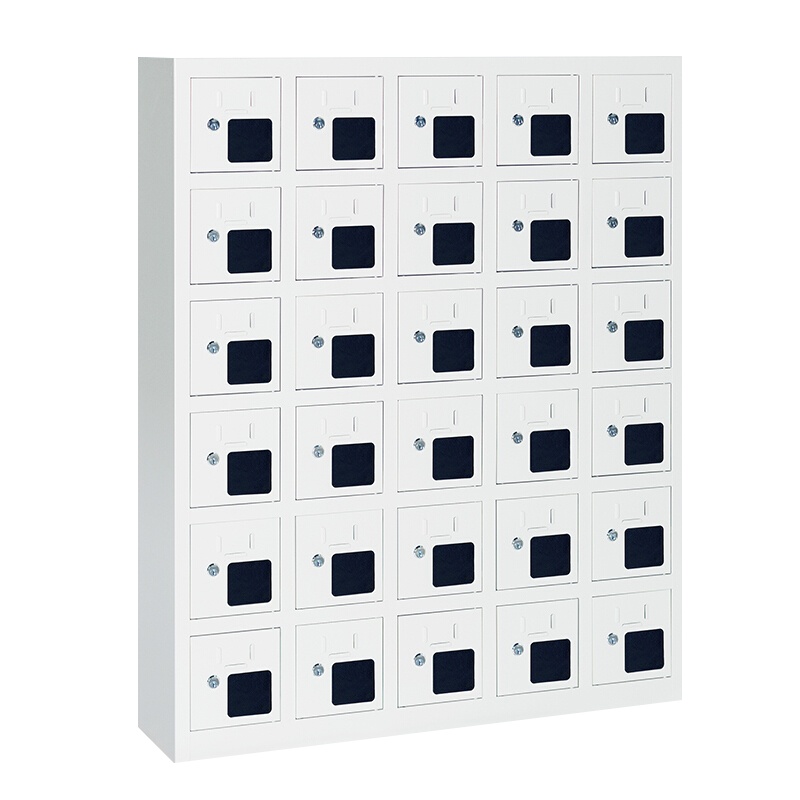 [田珍]手机存放柜 三十门部队手机寄存柜会议室学校工厂钢制手机寄放柜
