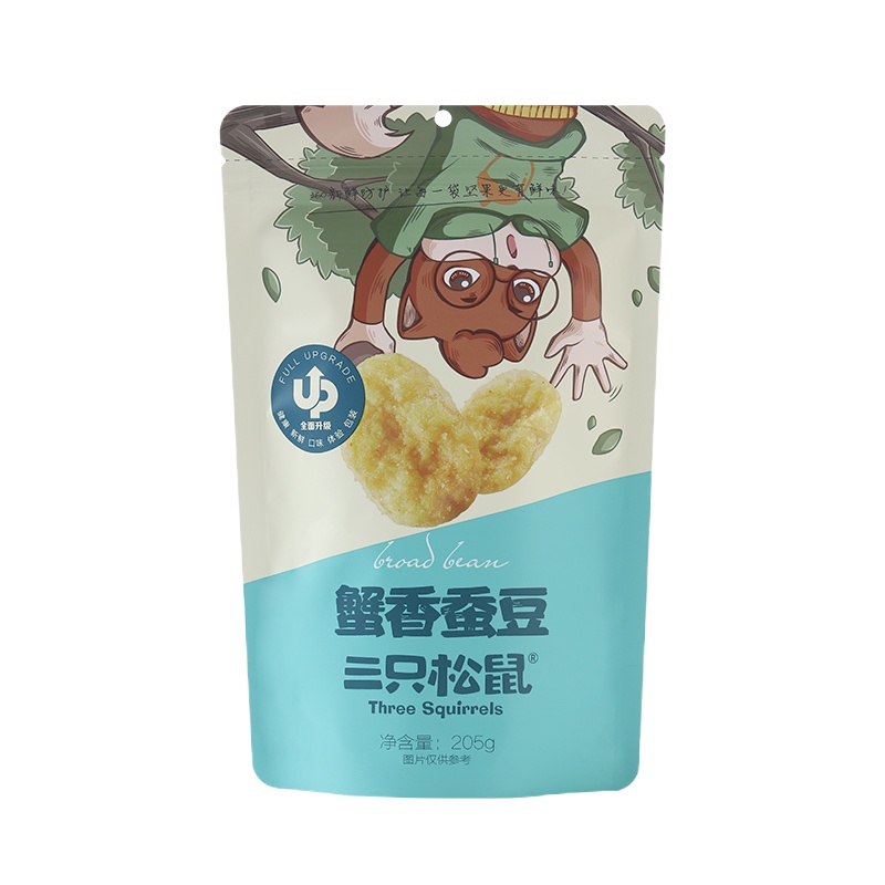 三只松鼠(threesquirrels) 蟹香蚕豆205g 单包装