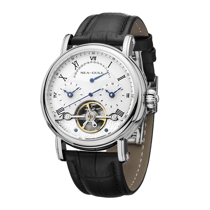 海鸥表(SEAGULL)手表 男表 多功能自动 机械表 男 商务休闲 819.380