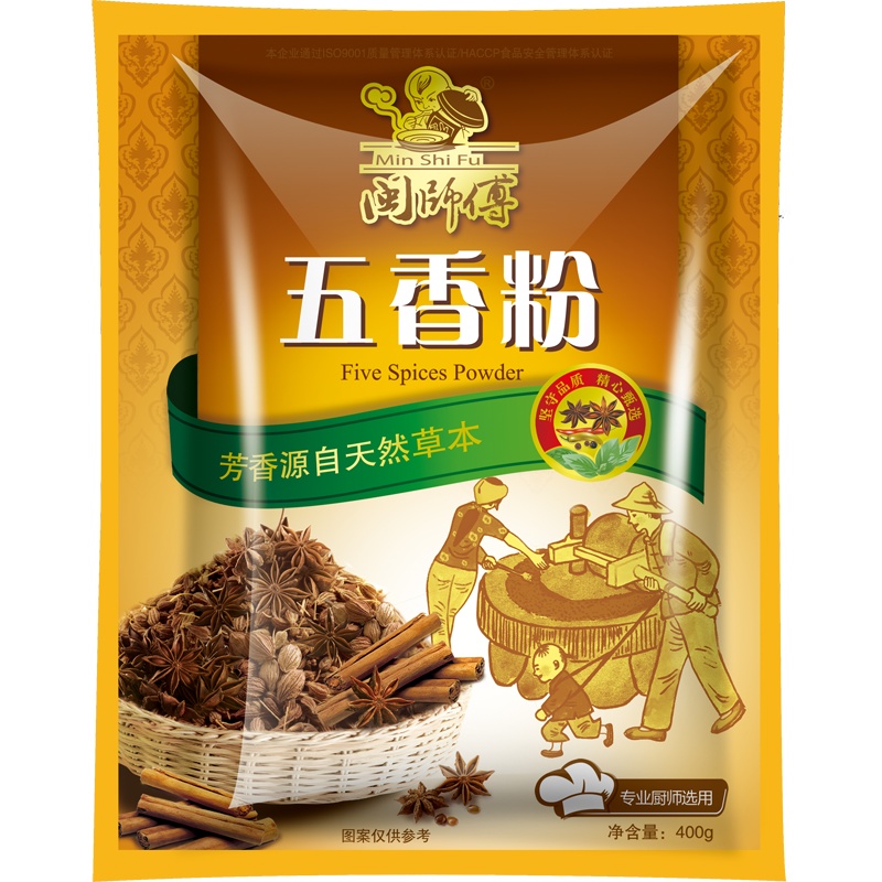 五香粉 五香牛肉五香卷炖肉粽子馅料五香美食调味闽师傅400克x1袋