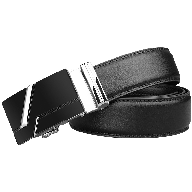 【顺丰配送】送男友生日礼物扣头自动扣真皮裤腰带裤带男式腰带男士休闲皮带