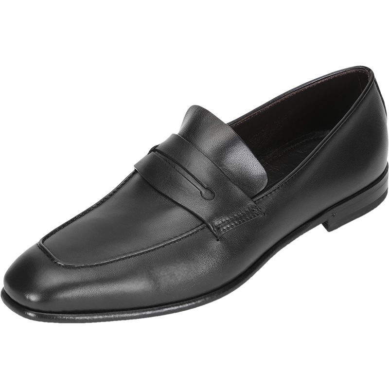 杰尼亚 Ermenegildo Zegna 男士皮革L'Asola莫卡辛鞋平底皮鞋212 LHAFR A3014X