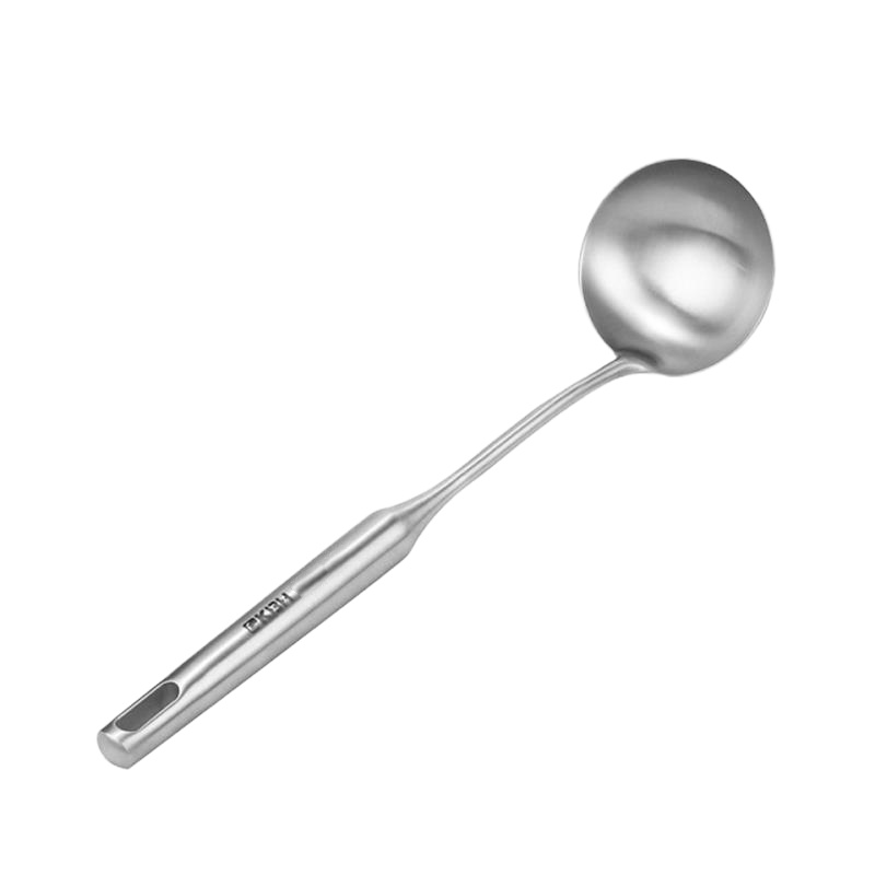 康巴赫(KBH)不锈钢汤勺火锅勺 食品级304不锈钢材质锅铲中空防烫