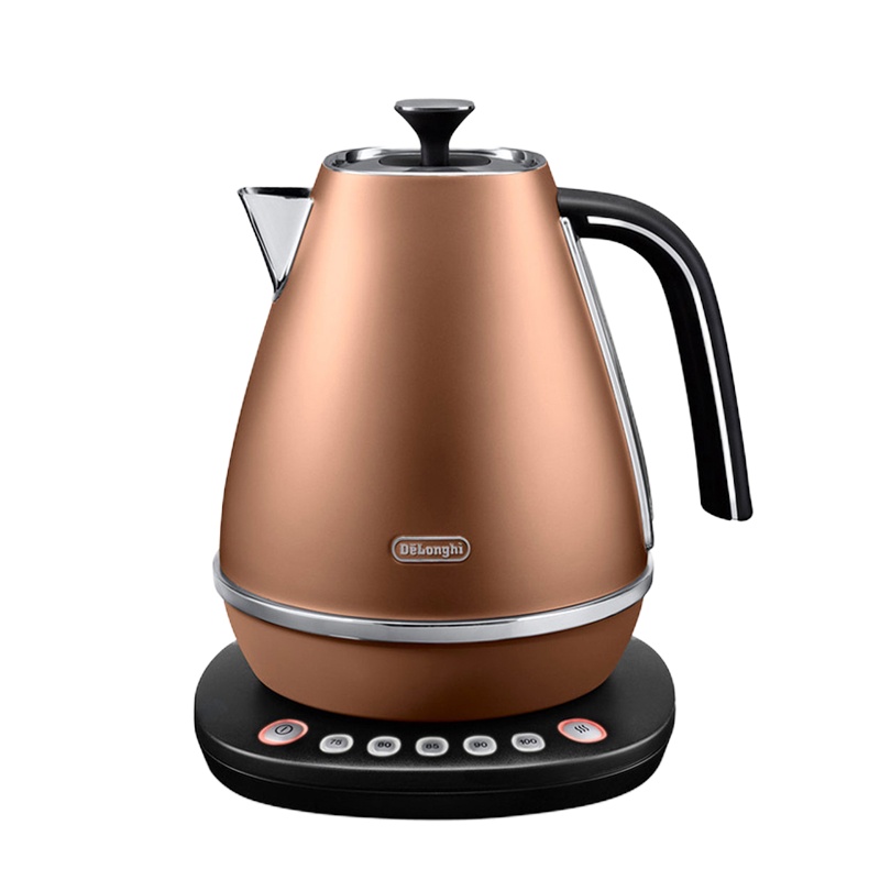 德龙(DeLonghi)控温电热水壶 304不锈钢壶身烧水壶KBI2011.CP 1.7L电水壶 单个装