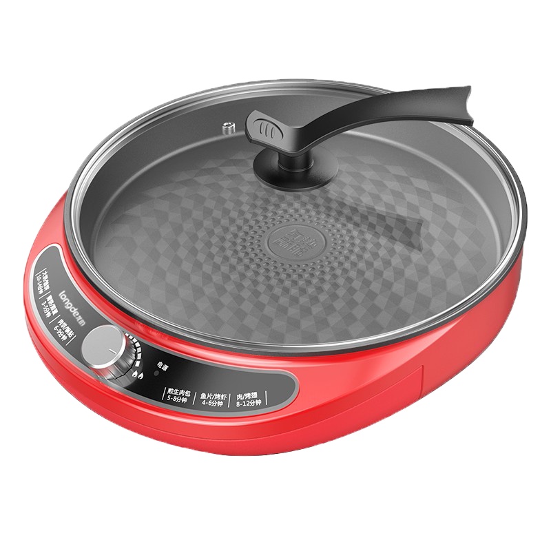 龙的(longde) 双面加热 煎饼铛 煎烤机烙饼锅加深烤盘早餐机 LD-BD302D 电饼铛家用