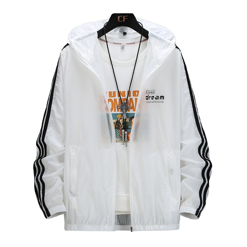 PMMP夏款防晒服轻薄透气舒适加肥加大宽松男士防晒服外套男装