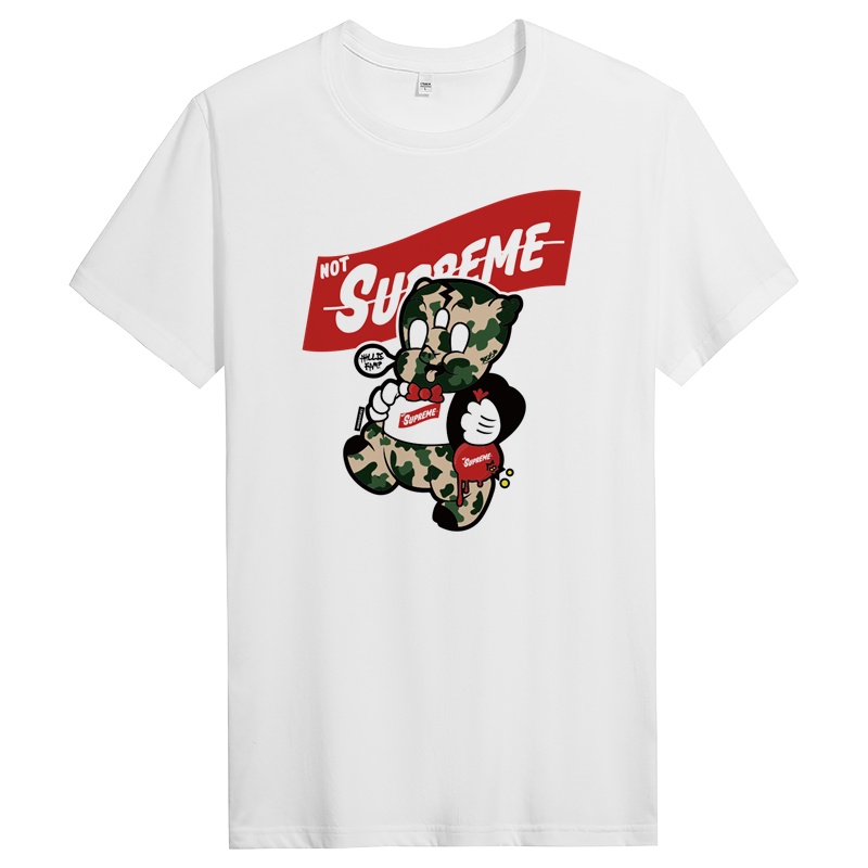 夏季男士修身圆领纯棉短袖T恤潮流半袖体恤衣服男装T DT10774