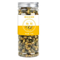 谯韵堂胎菊50g/罐装胎菊王花茶菊花杭白菊头采新花菊花茶胎菊特级桐乡菊花茶花草茶叶杭白菊凉茶搭枸杞金银花