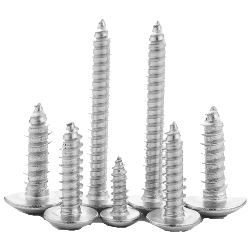 BONJEAN散装按斤 铁M4M5十字大扁头自攻螺丝钉镀锌大扁攻圆头伞头大帽螺钉