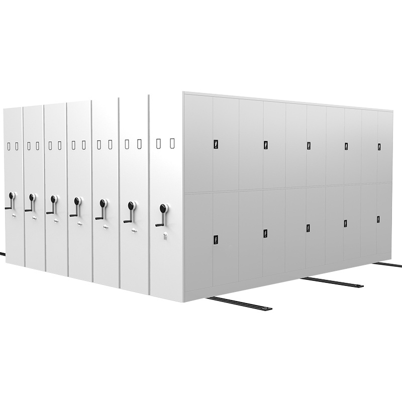 豪利特密集架档案室密集柜移动手摇式电动智能钢制档案架财务凭证文件柜每立方