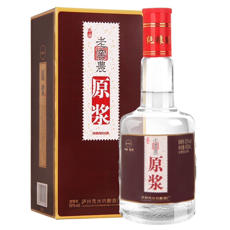 老窖农原浆酒 50度450ml 浓香型白酒