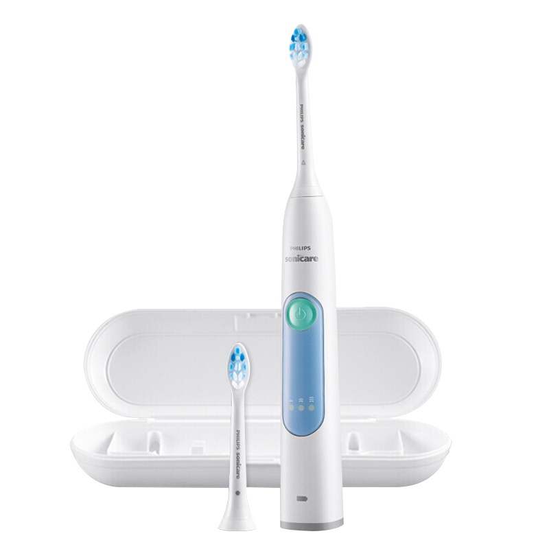 飞利浦(Philips)电动牙刷HX6616/50炫感冰蓝 牙龈护理型 成人充电声波震动式牙刷31000转/分钟牙龈保护