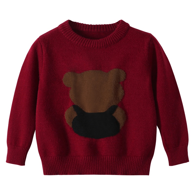 猫人儿童春秋款婴儿毛衣儿童针织衫毛线衣宝宝套头女童上衣