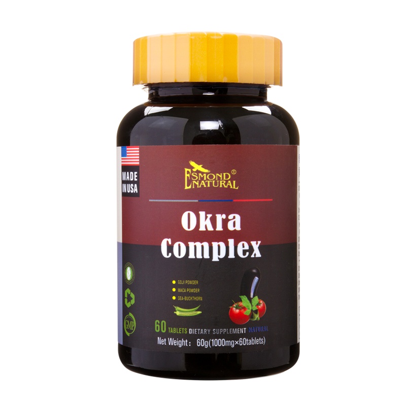 爱司盟(Esmond) 美国原装进口 黄秋葵玛卡番茄红素60粒/瓶 山药燕麦复合片非黄秋葵胶囊 膳食营养补充60g