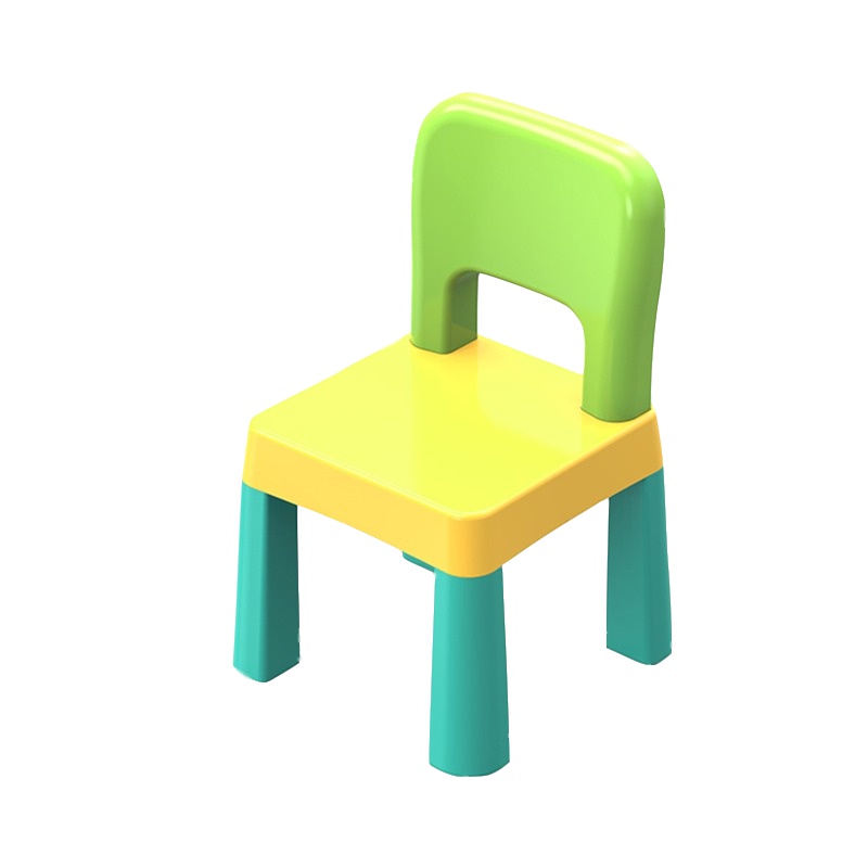 费乐 大小颗粒积木桌面积木桌配件 积木椅子*1 幼儿园椅子 ABS材质 2-6岁