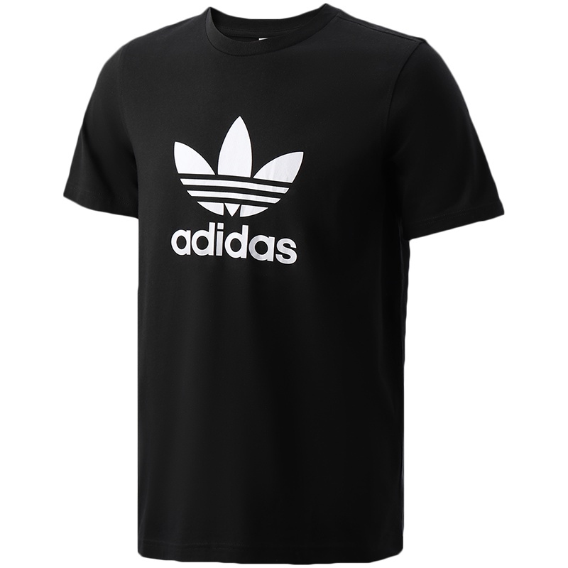 【自营】阿迪达斯三叶草男服短袖T恤LOGO款休闲运动服GN3462