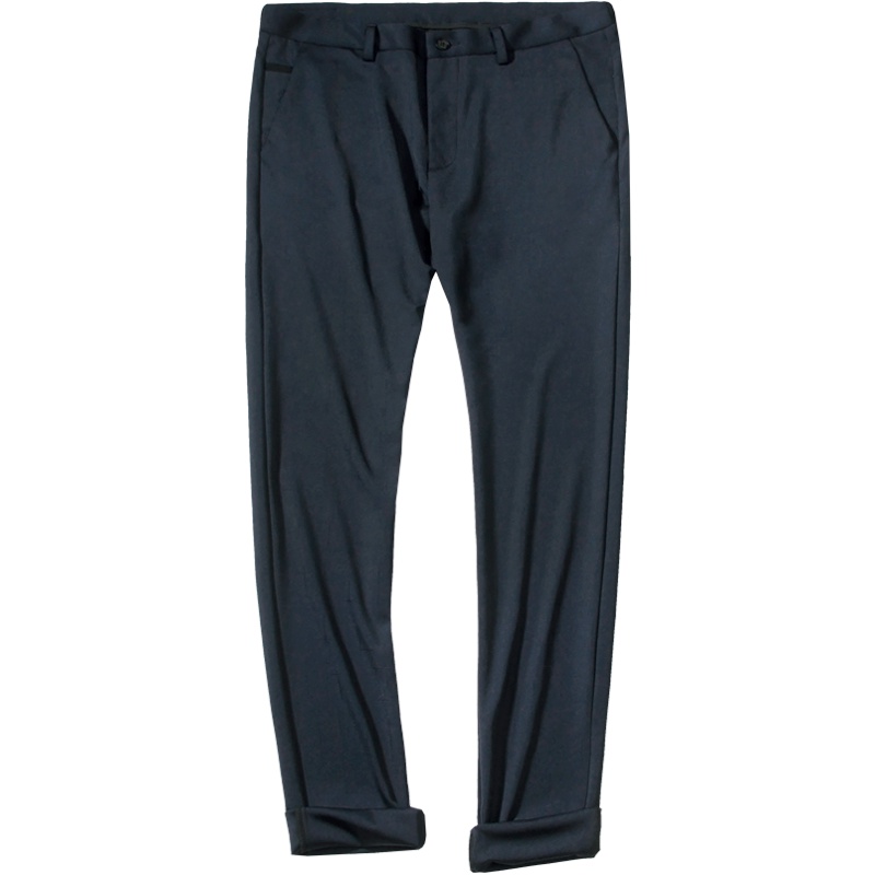 千纸鹤裤子男2019夏季新款韩版潮流纯色针织四面弹休闲裤70170