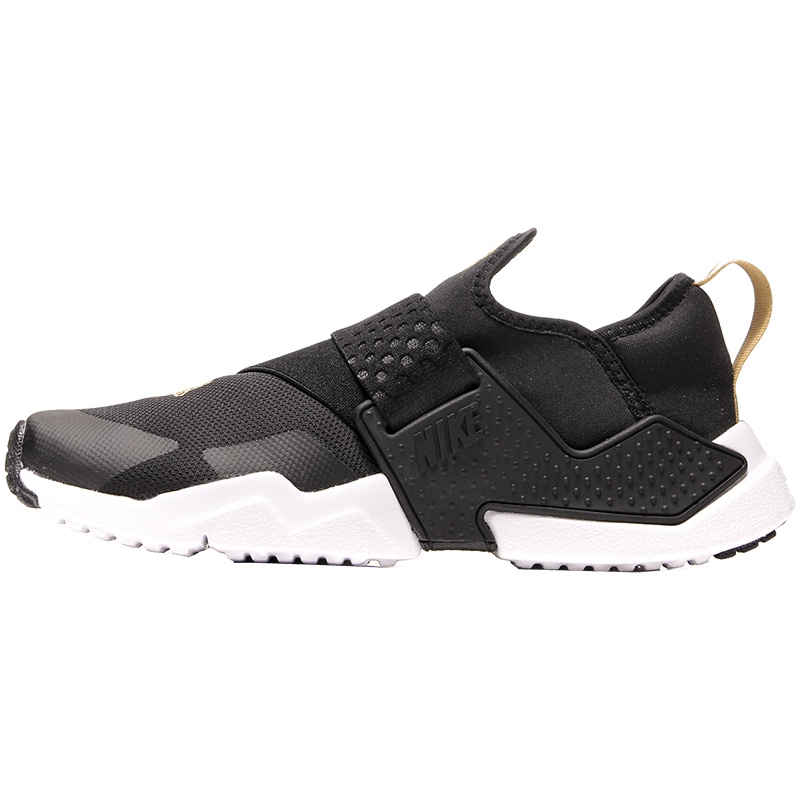 【自营】NIKE耐克童鞋HUARACHE 系列大童运动休闲鞋AQ0575 AQ0575-007金属金黄 35.5/220
