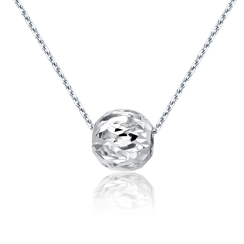 周大福车花路路通转运珠PT950铂金吊坠PT150224