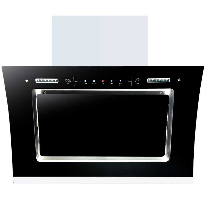 马可波罗 侧吸式抽油烟机22立方双电机壁挂式自动清洗智能体感触控式家用吸油烟机CXW-200-01(提供安装)