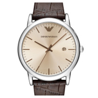 安普里奥·阿玛尼 Emporio Armani 手表欧美简约时尚休闲皮带石英防水男士腕表AR11096
