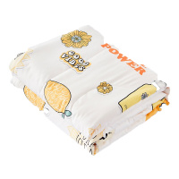 梦洁家纺 抑菌可水洗空调被 单双人夏凉被透气清爽薄被褥子gg 柠夏 200*230cm