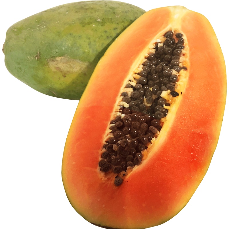 雷州树上自然熟木瓜木瓜(2~5颗)(受疫情影响,广东省广州市不发货)