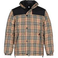 BURBERRY 博柏利 男款 聚酯纤维/聚酰胺双面两穿鹅绒羽绒服外套 80188621