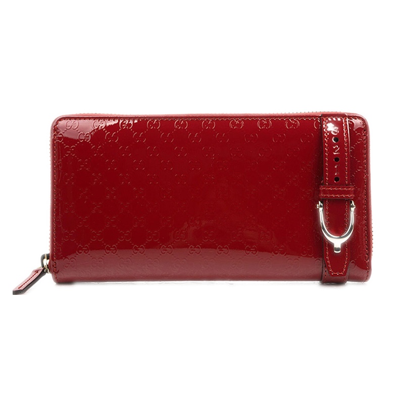 【香港直邮】GUCCI 女士红色漆皮零钱包 309758-AV13G-6227