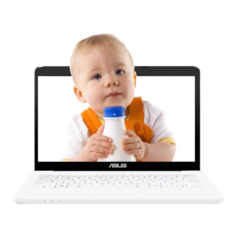 华硕(ASUS) E203NA3350 11.6英寸 多彩轻薄本商务办公便携笔记本电脑 N3350 黑色