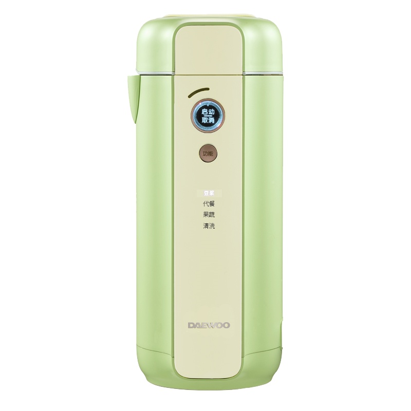 大宇(DAEWOO)豆浆机DY-SM01迷你小型豆浆机全自动1-2人家用破壁免过滤免洗多功能辅食料理机 绿色
