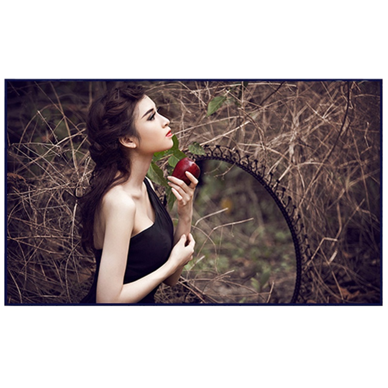 成越菲涅尔抗光幕布硬屏80寸屏幕适用激光电视超短焦投影机