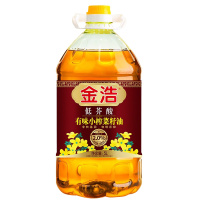 金浩 低芥酸有味小榨菜籽油(有奖版) 5L