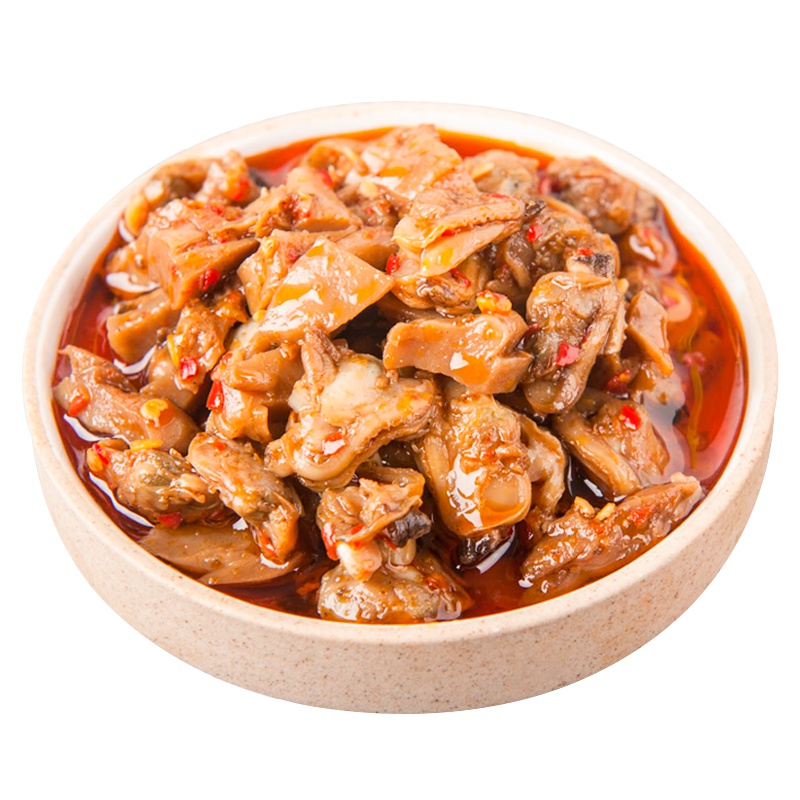 采小海 麻辣花蛤杏鲍菇蛤蜊肉 拌饭酱下饭菜 即食[发2罐]