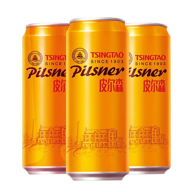 青岛啤酒 皮尔森10.5度500ml*12罐