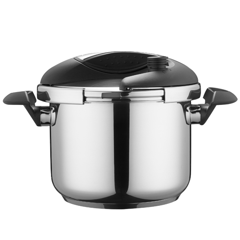 BRK Germany德国厨具加布森压力锅6LA 304不锈钢压力锅锅具 6升 多重安全保障 单手开合设计 定时装置提醒