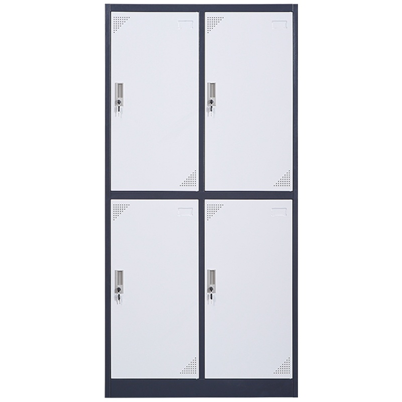 三圣 办公家具加厚四门套色铁皮柜更衣柜 员工储物柜 存放鞋包柜 其他金属更衣柜多功能