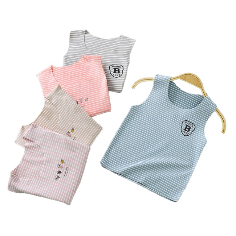 最喜家 新款儿童德绒保暖背心宝宝无袖内衣秋冬无骨男童女童