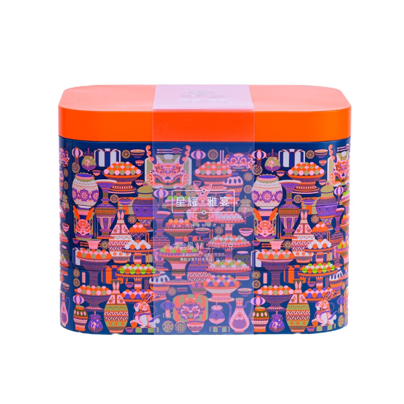 锦华礼星耀雅宴中秋礼1294g高档中秋之选