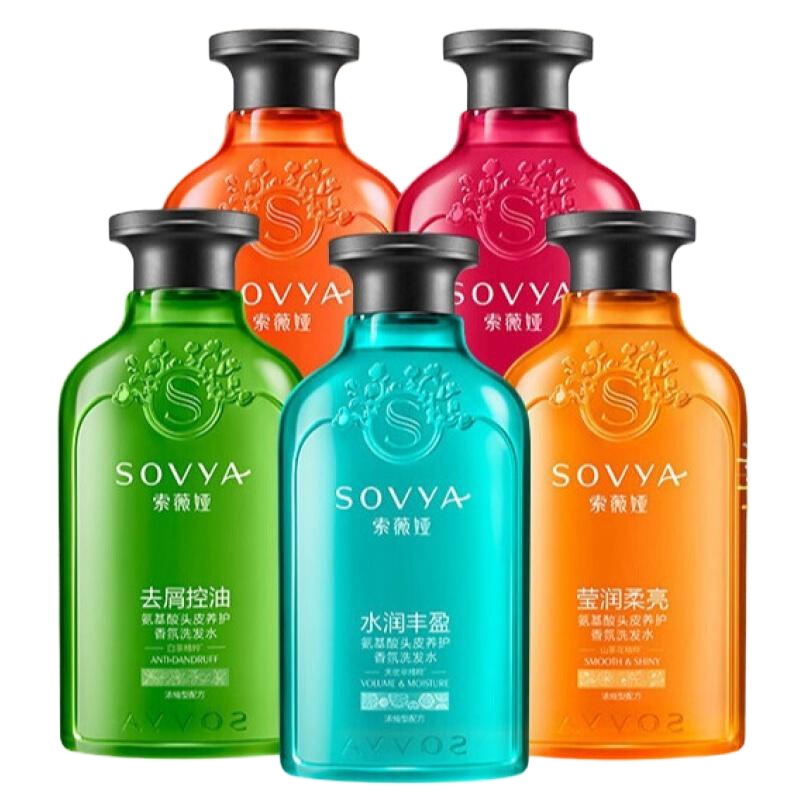 索薇娅洗发水氨基酸去屑止养控油套装男女士通用洗发露肖战李佳琪抖音同款水润丰盈蓬松