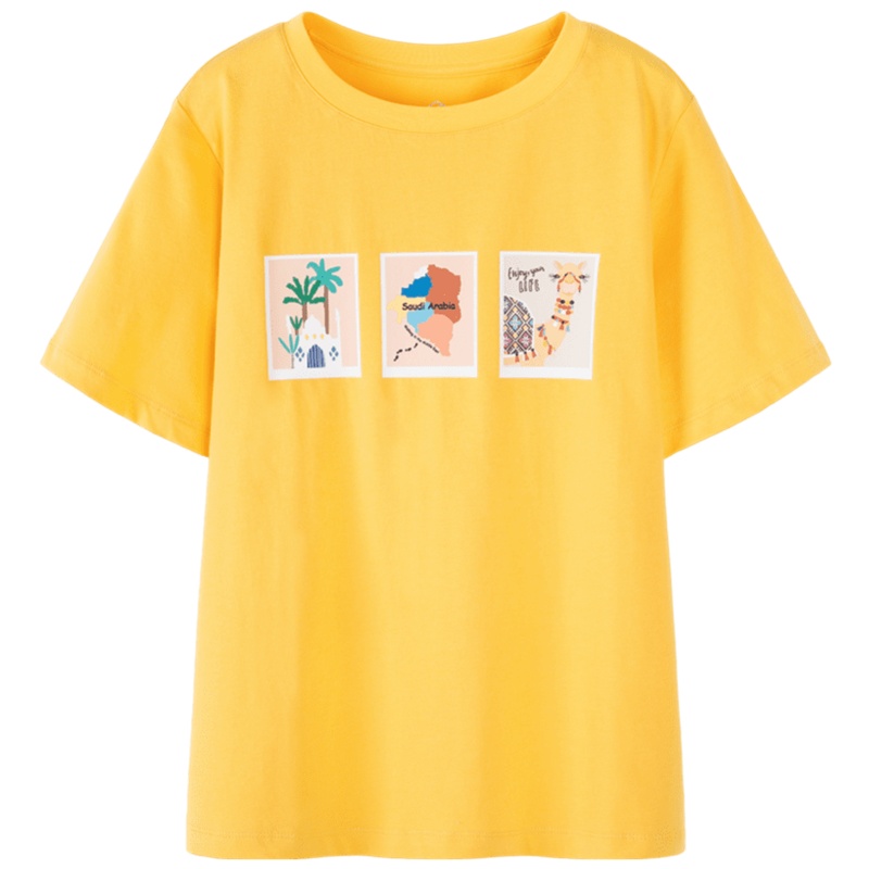 【满198减100预估价：32】森马短袖夏季宽松潮流韩版纯棉短袖女ins潮白色T恤女宽松